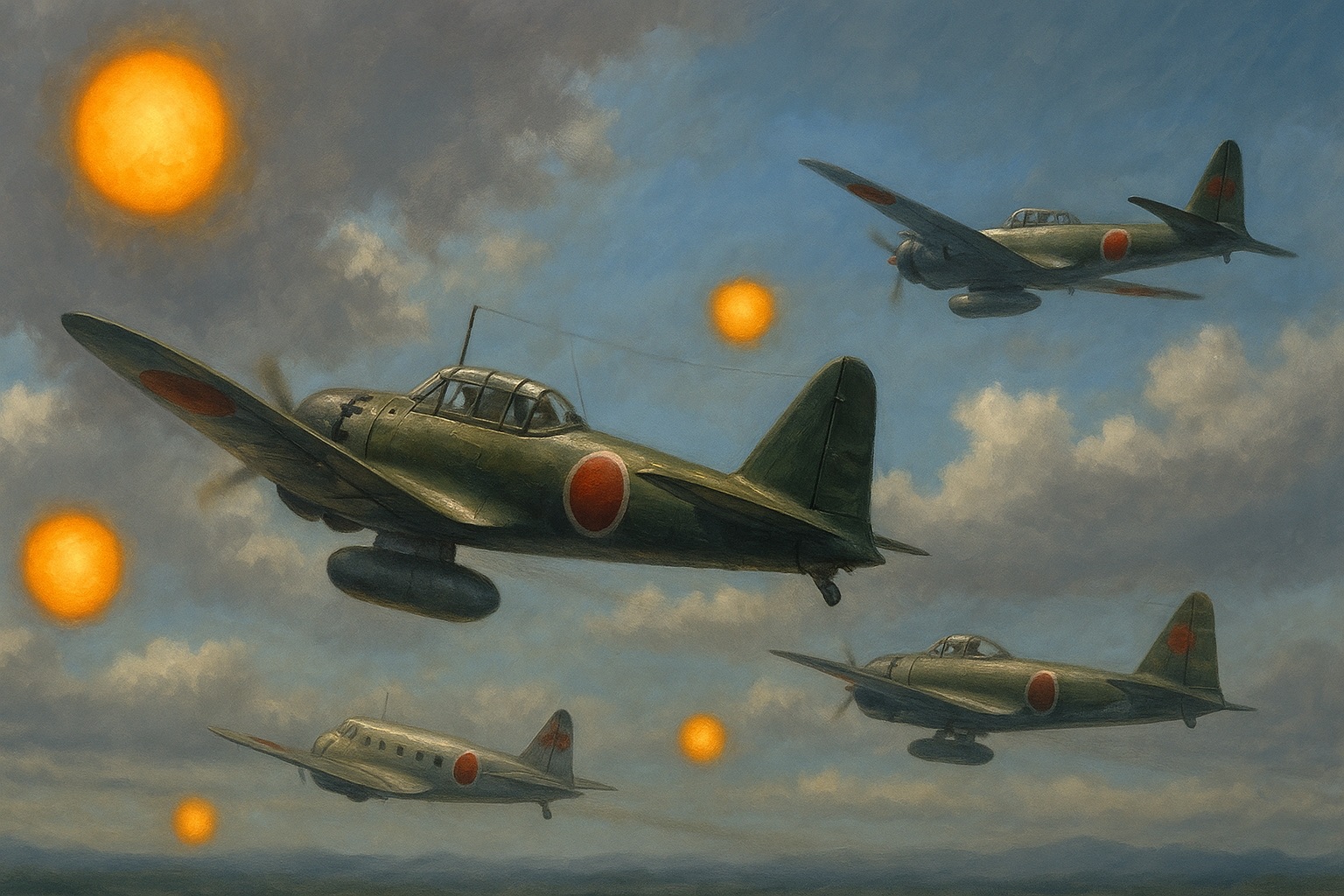 Image 1:Foo Fighters Over the Pacific: The Forgotten UFO Encounters of Japanese WWII Soldiers