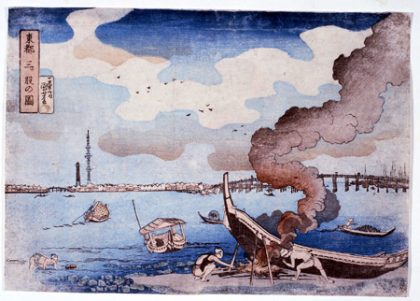 Image 1:A Time-Traveling Artist? The Mystery of the Tokyo Skytree in an 1831 Japanese Woodblock Print