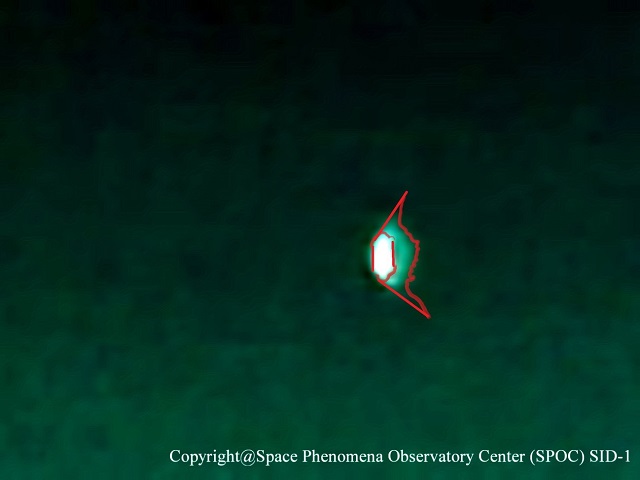 Image 3:The Impossible Hexagon: Robotic Observatory in Japan Films a UFO Creating a Supersonic Shockwave