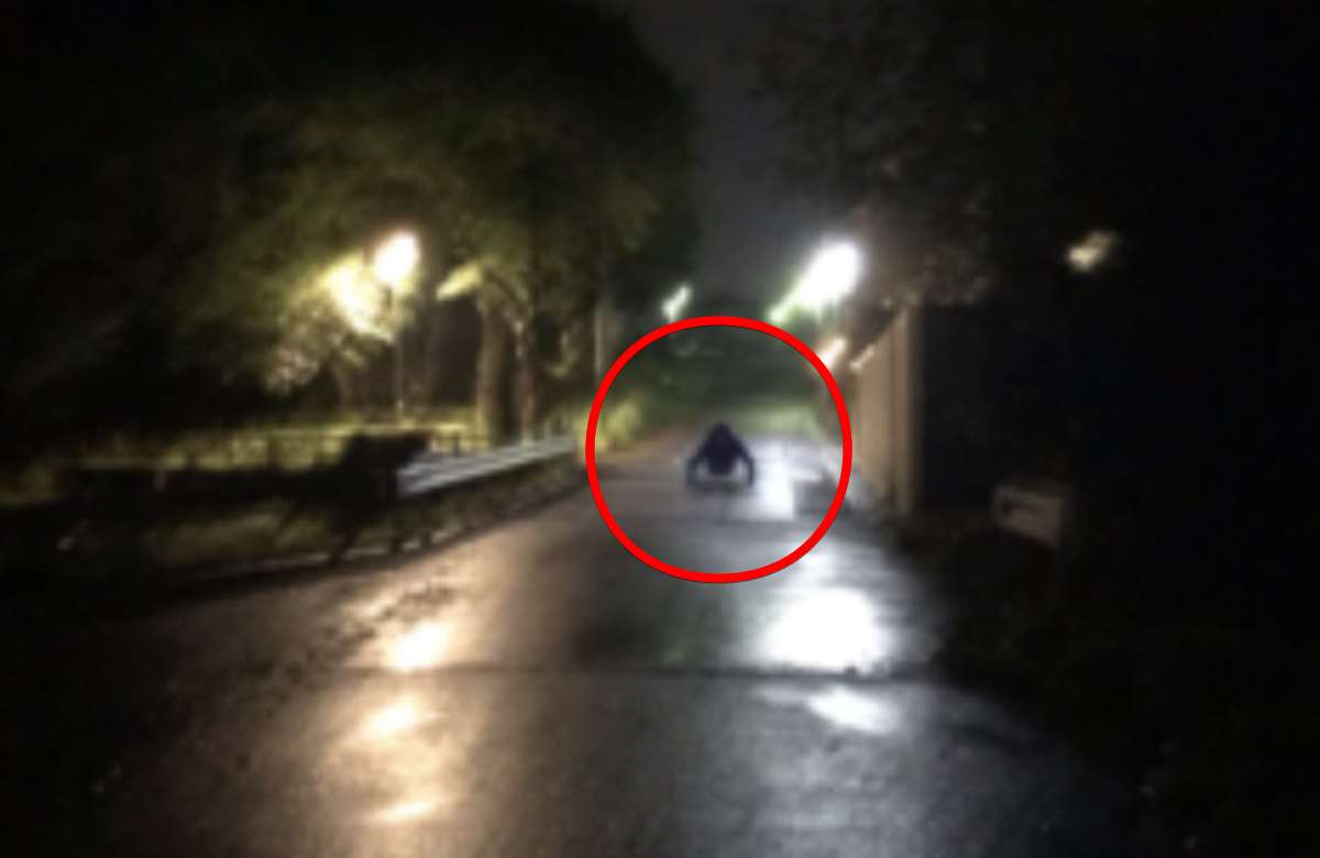 Image 1:The Teke Teke Terror: Did a Viral Photo Capture Japan's Infamous Half-Body Ghost?