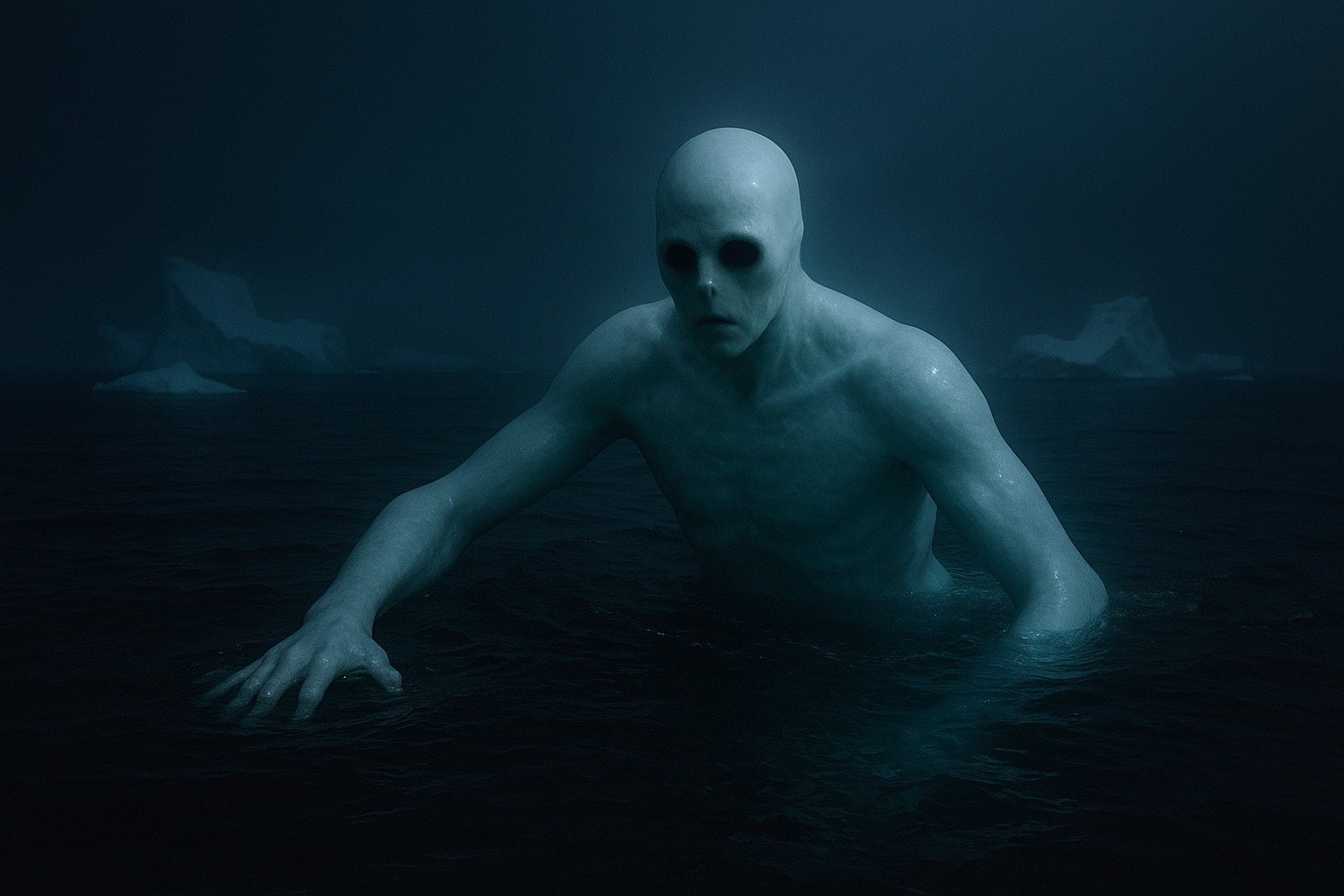 Image 1:The Ningen of Antarctica: Japan's Terrifying Urban Legend of a Humanoid Sea Monster