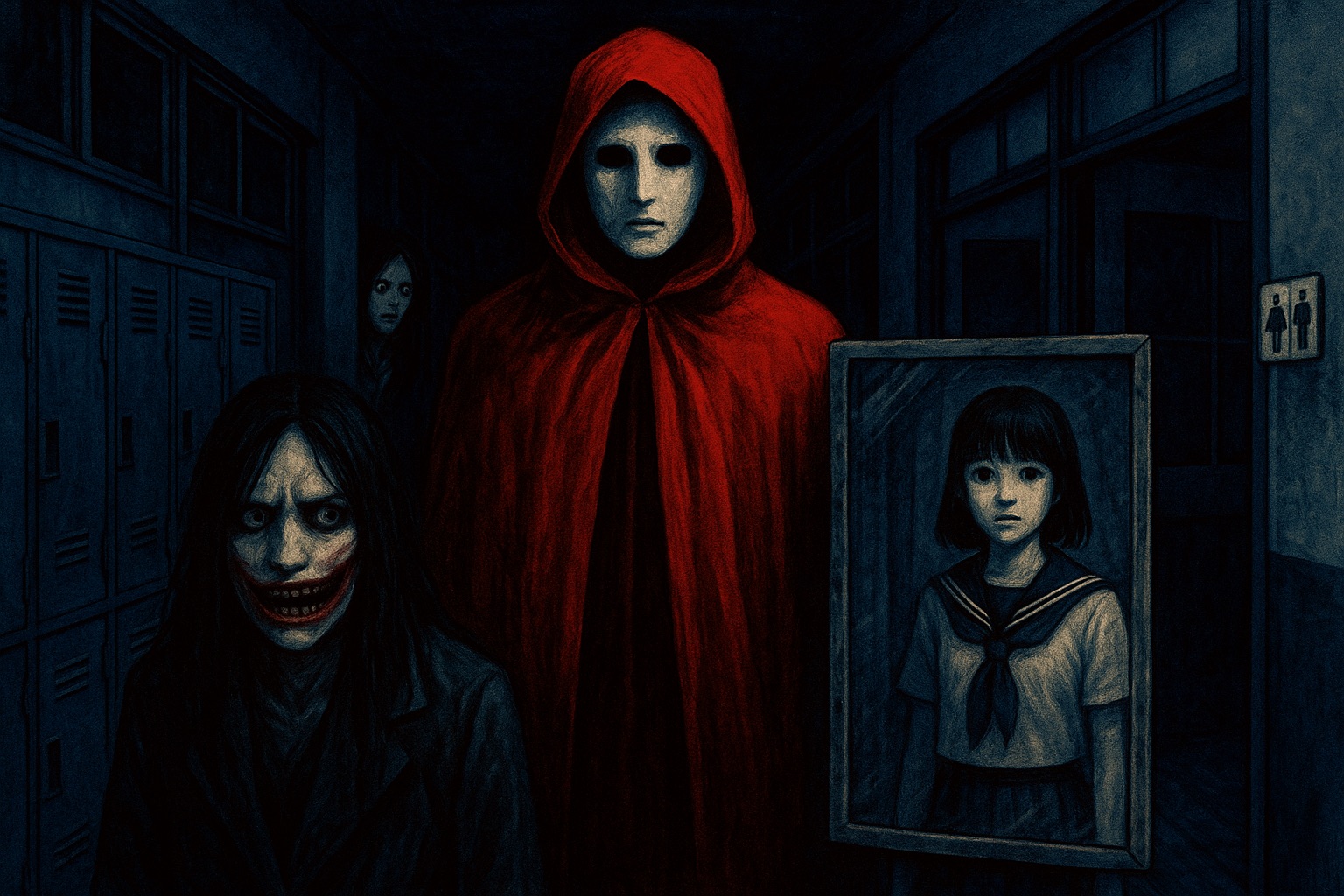 Image 4:Aka Manto: The Definitive Guide to Japan's Terrifying Red Cape Ghost of the Toilet